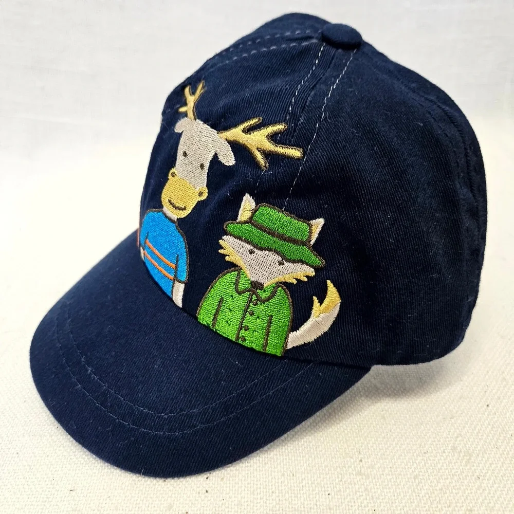 Kidtees‎ by Stephen Joseph Jackson Hole WY Kids Hat Embroidered Moose Bear Fox